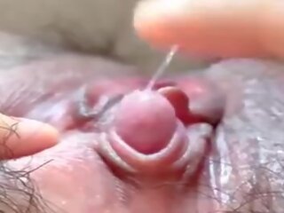Jepang closeup klitoris orgasme contractions @ 5:23